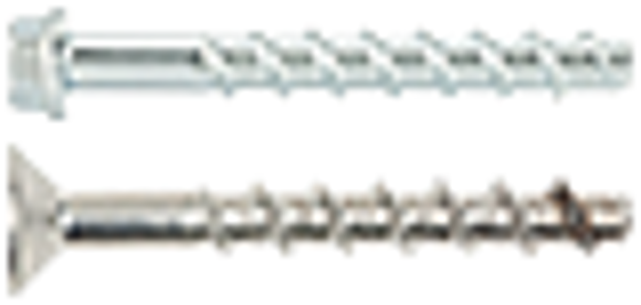Vite per calcestruzzo W-BS, in acciaio zincato ed inox A4 Vite per calcestruzzo W-BS, in acciaio zincato ed inox A4