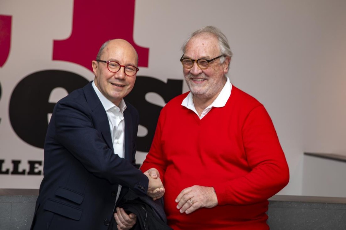 Da sinistra: Walter Guadagnini e François Meyer Da sinistra: Walter Guadagnini e François Meyer